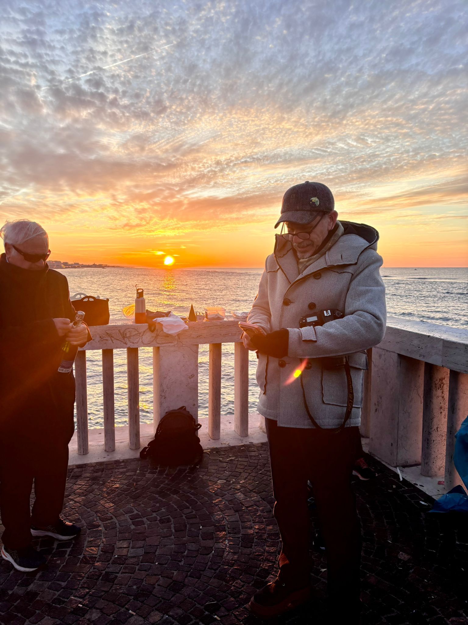 Al Pontile di Ostia, l�alba del solstizio d�inverno torna a unire la citt� e il mare